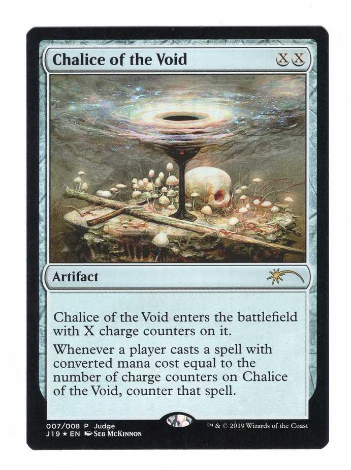 【Foil】《虚空の杯/Chalice of the Void》(ジャッジ褒賞)[流星マーク] 茶R